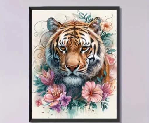 Алмазна мозаїка Тигр, арт. 15553