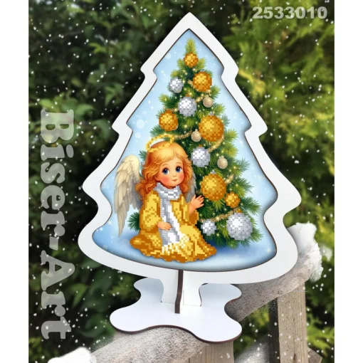 Ялинка на підставці і основі з ХДФ (2533010)