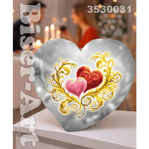 Декоративна подушка-сердечко (3530031)