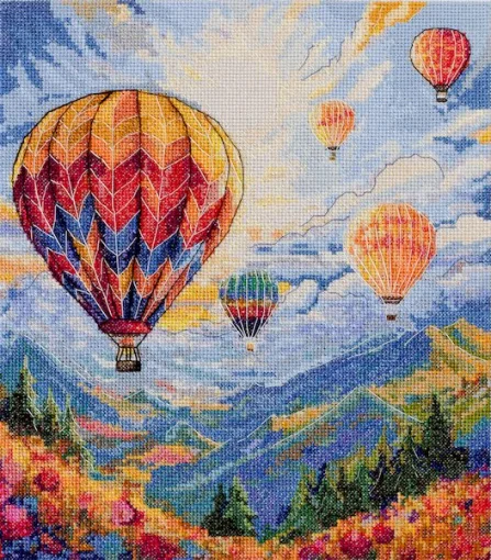 Набір для вишивки хрестиком "Політ на зустріч сонцю", АН-304