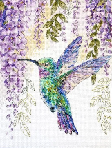 Набір для вишивки хрестиком "Політ колібрі", АН-310