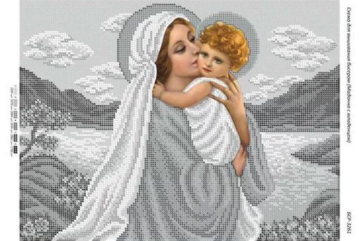 Мадонна з немовлям (срібло)