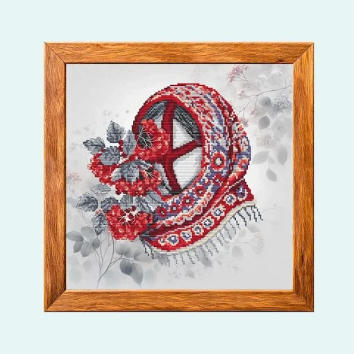 Набір для вишивки хрестиком "Мотанка з калиною" VMC_202515_MV