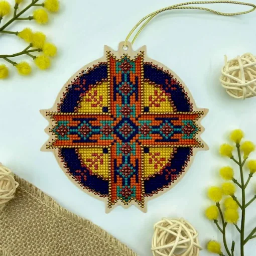 Інтер'єрна прикраса на дереві " Сонце Добробуту" YUMI_014_WF