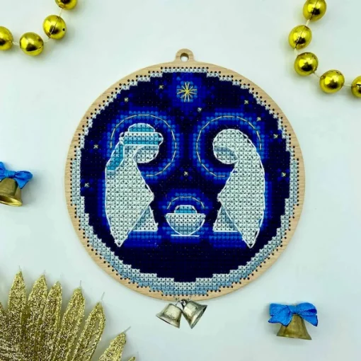 Інтер'єрна прикраса на дереві " Різдвяна колиска" YUMI_037_WF