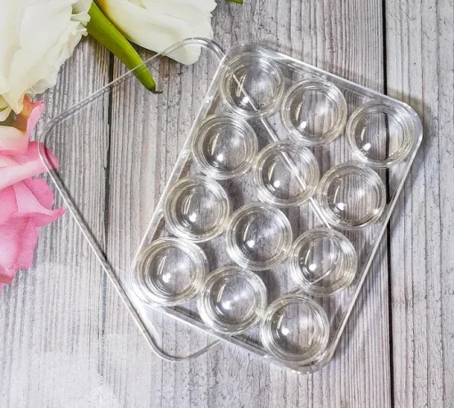 Пластиковий органайзер (окремі круглі відділи)