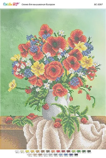 Натюрморт з маками, БС-3267