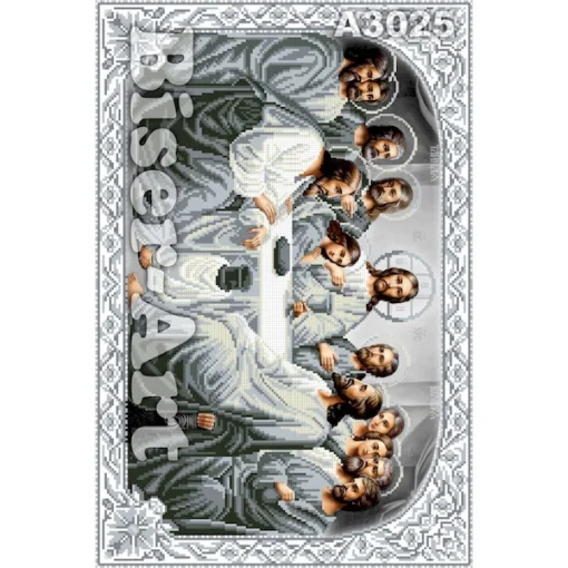 Схема для вишивки бісером  &laquo;Тайна вечеря&raquo; (А3025)