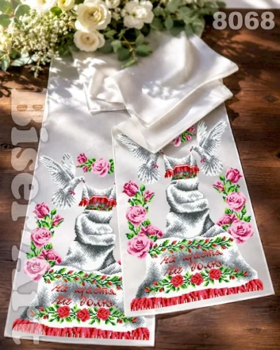 Рушник для вишивки бісером  (8068)