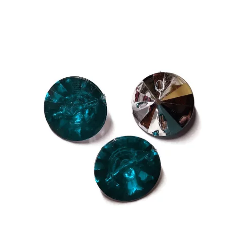 Каміння пришивне, смарагдове 