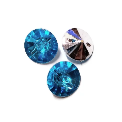 Каміння пришивне, блакитне 