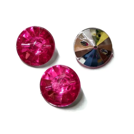 Каміння пришивне, рожеве