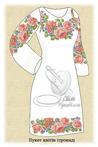 Сукня жіноча &quot;Букет квітів (троянди)&quot;