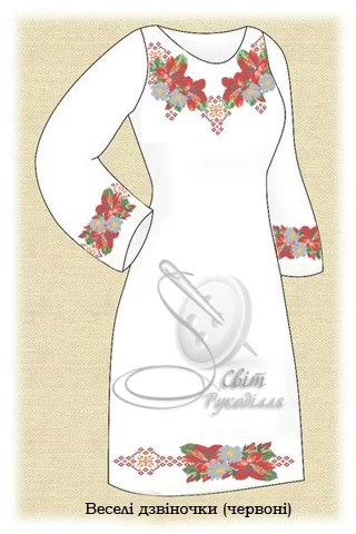 Сукня жіноча "Веселі дзвіночки (червоні)"