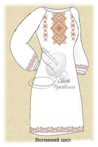 Сукня жіноча "Вогняний цвіт"