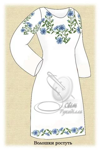 Сукня жіноча "Волошки ростуть"