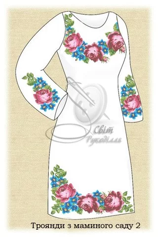 Сукня жіноча "Троянди з маминого саду-2" 