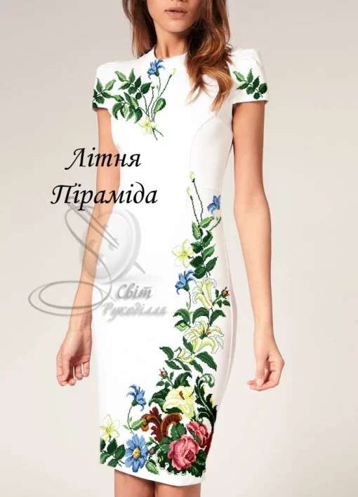 Сукня жіноча "Літня піраміда" 