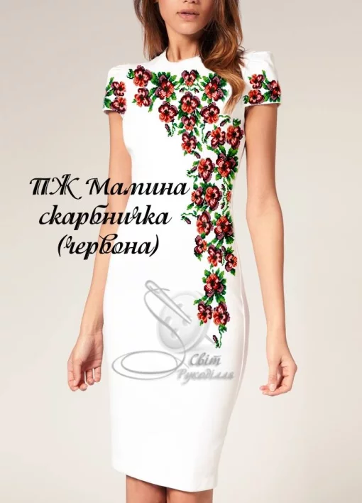 Сукня жіноча "Мамина скарбничка" (червона)