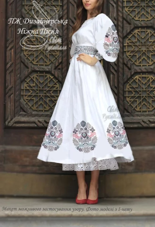 Сукня жіноча "Дизайнерська. Ніжна пісня" 