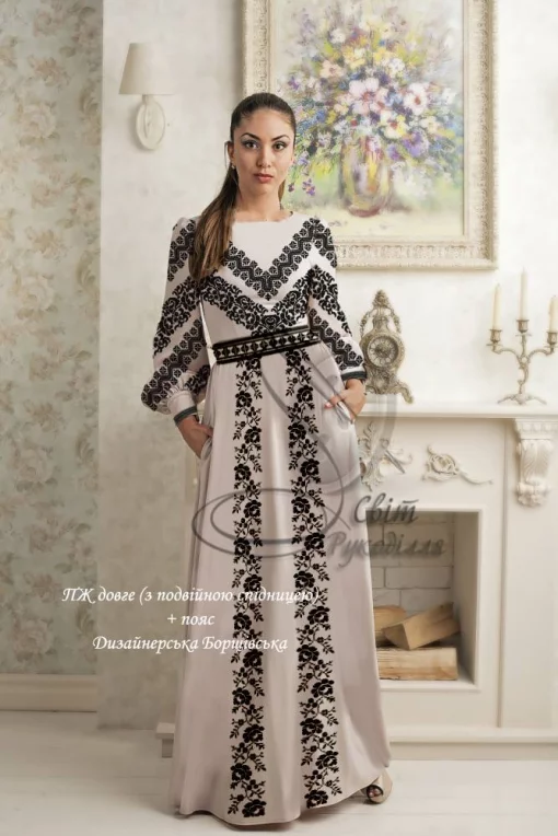 Сукня жіноча "Дизайнерська. Борщівська"