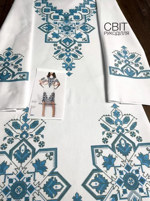 Сукня жіноча "Сині візерунки" 