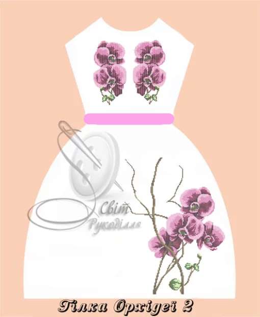 Дитяча сукня зі стрічкою &quot;Гілка орхідеї-3&quot; 