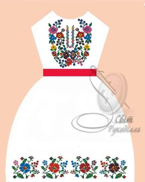 Дитяча сукня зі стрічкою, арт. 2610 