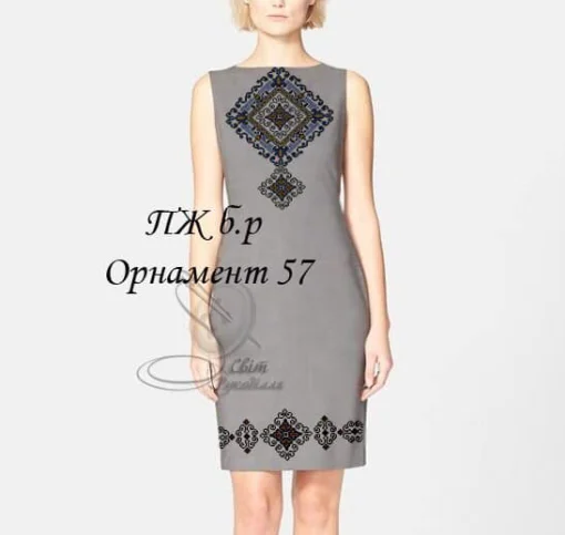 Сукня без рукавів "Орнамент №57"