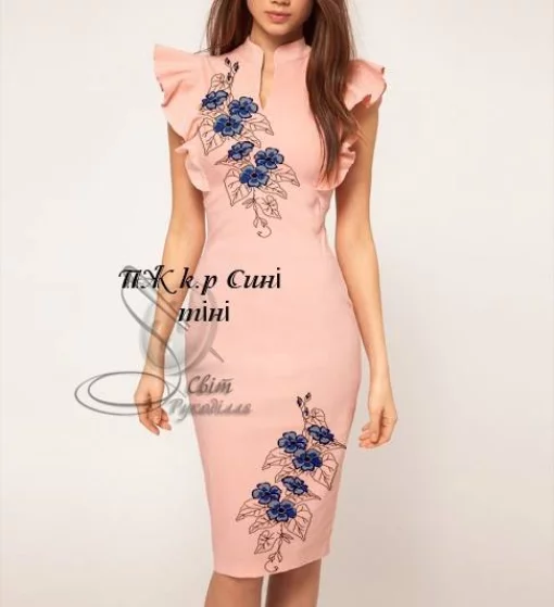 Сукня без рукавів &quot;Сині тіні&quot; 