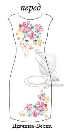 Сукня без рукавів "Дівчина-весна" 