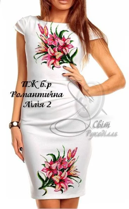 Сукня без рукавів "Романтична лілія-2"