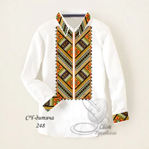 Дитяча сорочка для хлопчика №248