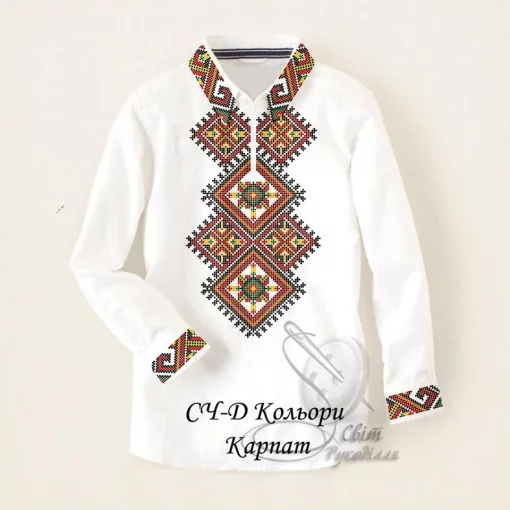 Дитяча сорочка для хлопчика &quot;Кольори Карпат&quot; 