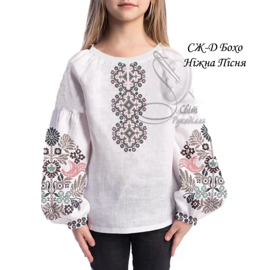 Дитяча сорочка &quot;Ніжна пісня&quot; 