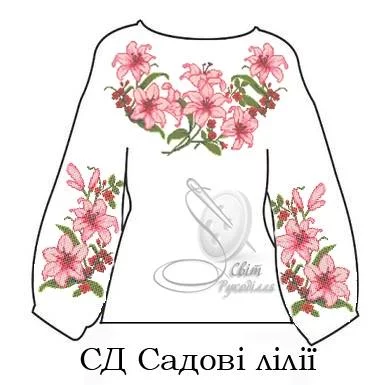 Дитяча сорочка &quot;Садові лілії&quot; 