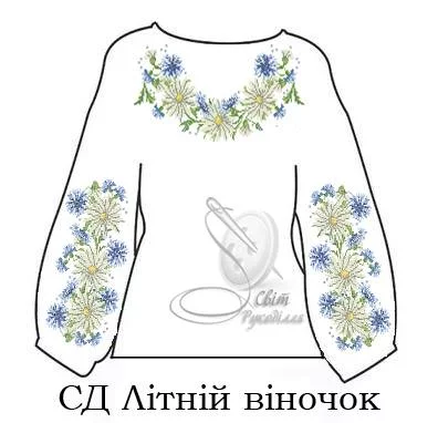 Дитяча сорочка  &quot;Літній віночок&quot; 