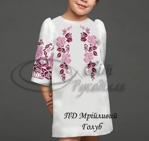 Підліткова сукня &quot;Мрійливий голуб&quot; 