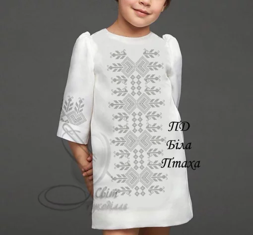 Дитяча сукня "Біла птаха" 