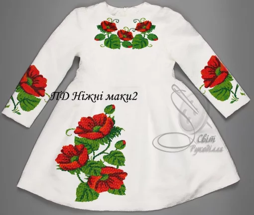 Підліткова сукня &quot;Ніжні маки-2&quot; 