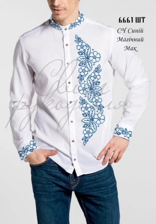 Сорочка &quot;Синій магічний мак&quot; 