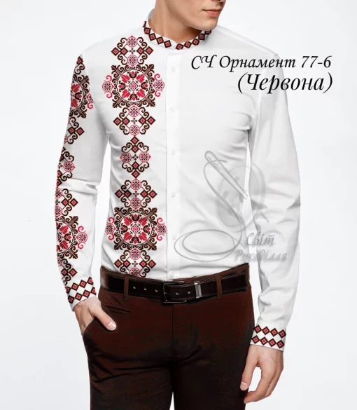 Сорочка №77-6 (червона)