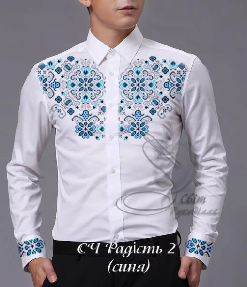 Сорочка &quot;Радість-2&quot; (синя)