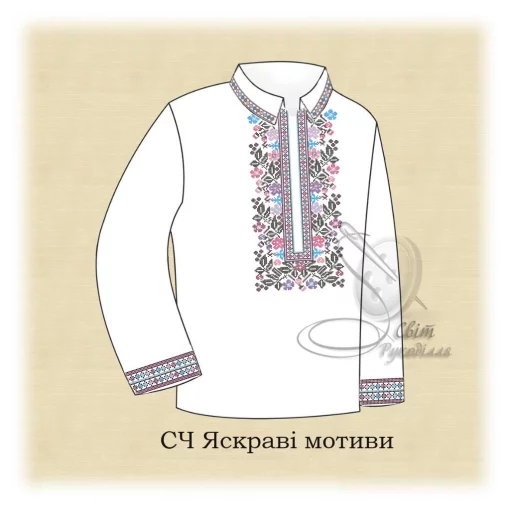  Сорочка &quot;Яскраві мотиви&quot; 