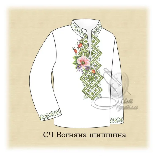 Сорочка "Вогняна шипшина" 