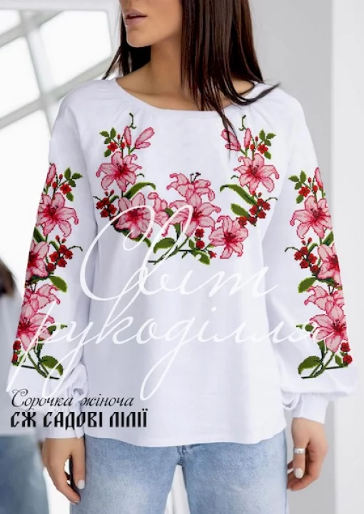 Сорочка  "Садові лілії" 