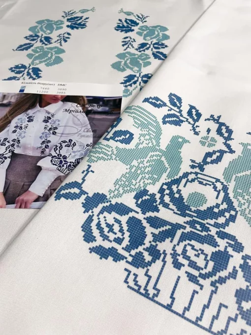 Сорочка "Мрійливий голуб" 