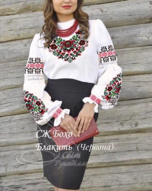 Сорочка "Блакить" (червона)