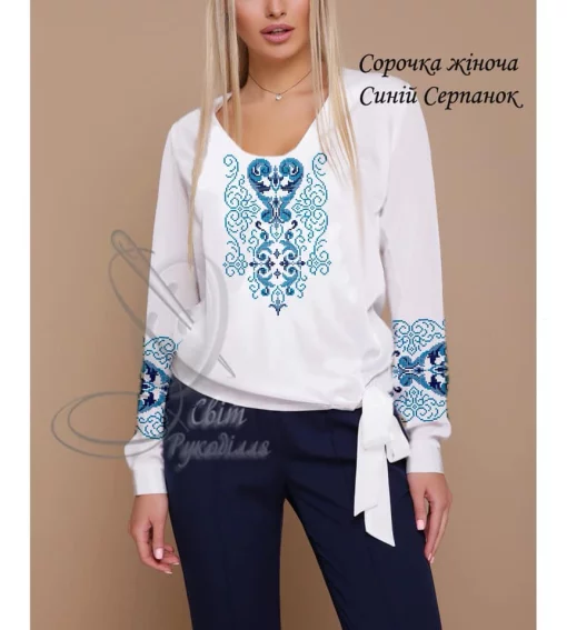 Сорочка "Синій серпанок" 