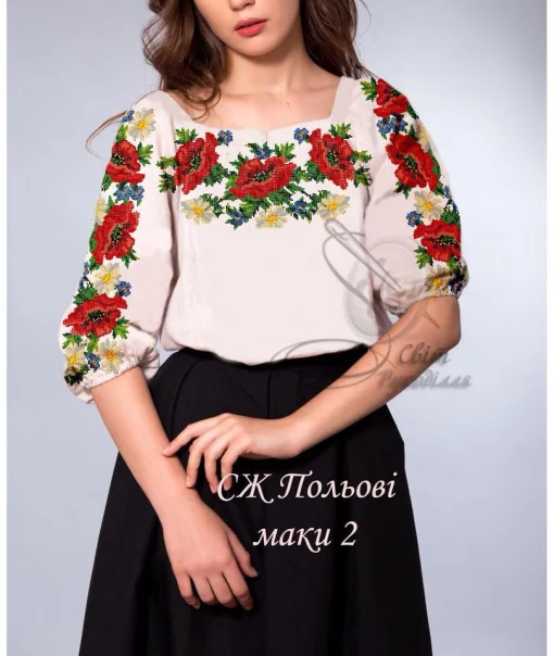 Сорочка "Польові маки-2" 